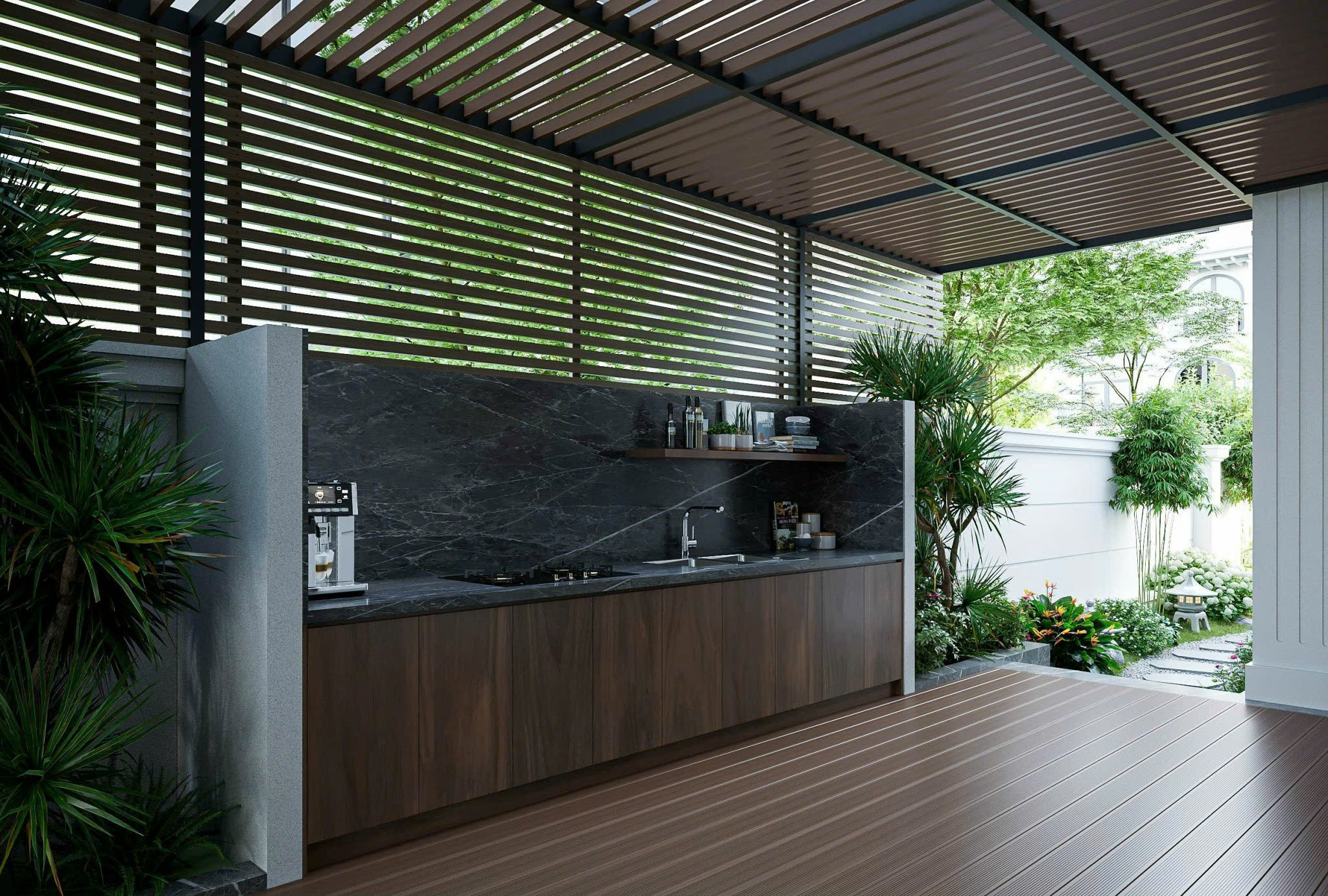 Dự án thiết kế kiến trúc biệt thự Loan Villa 12