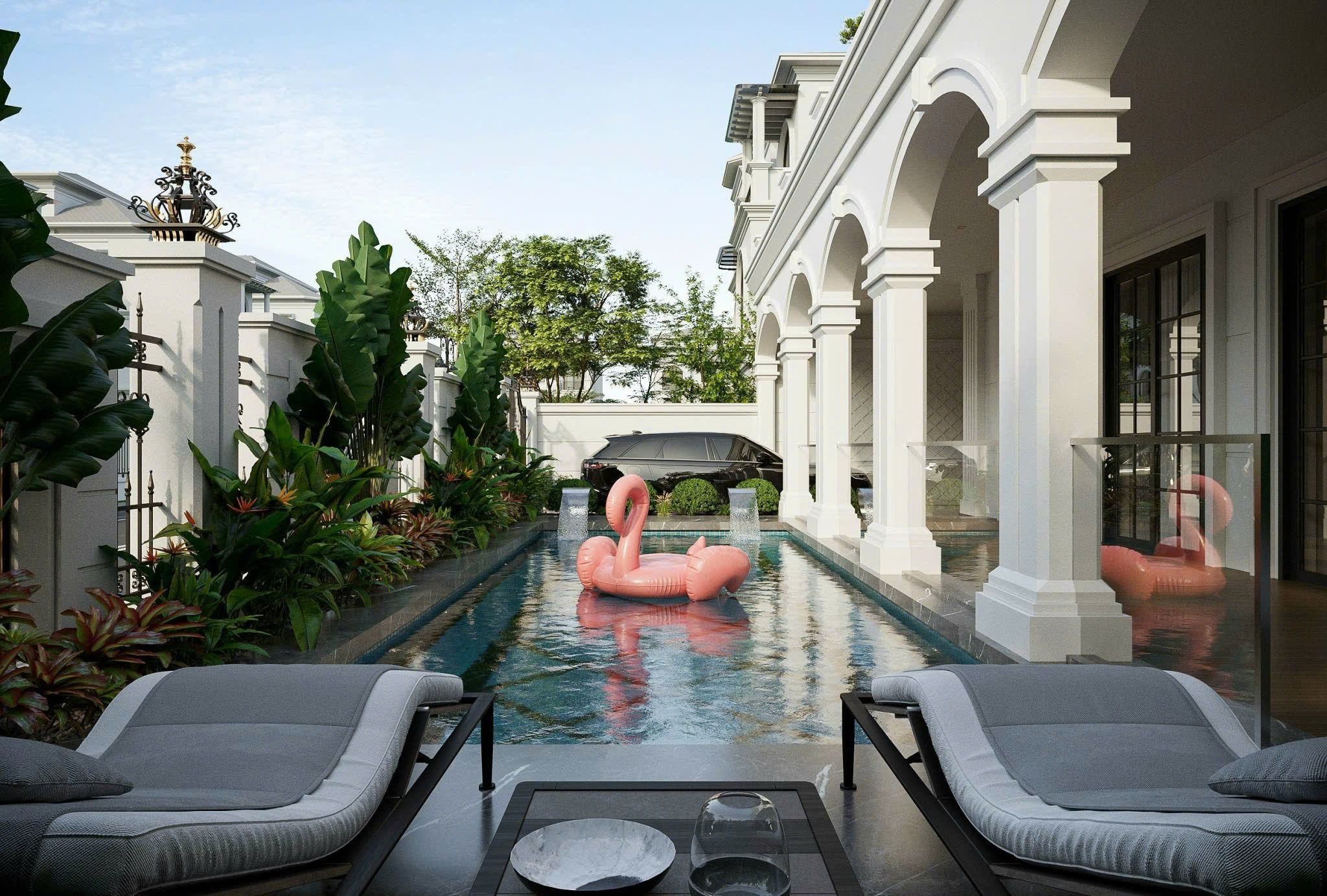 Dự án thiết kế kiến trúc biệt thự Loan Villa 13