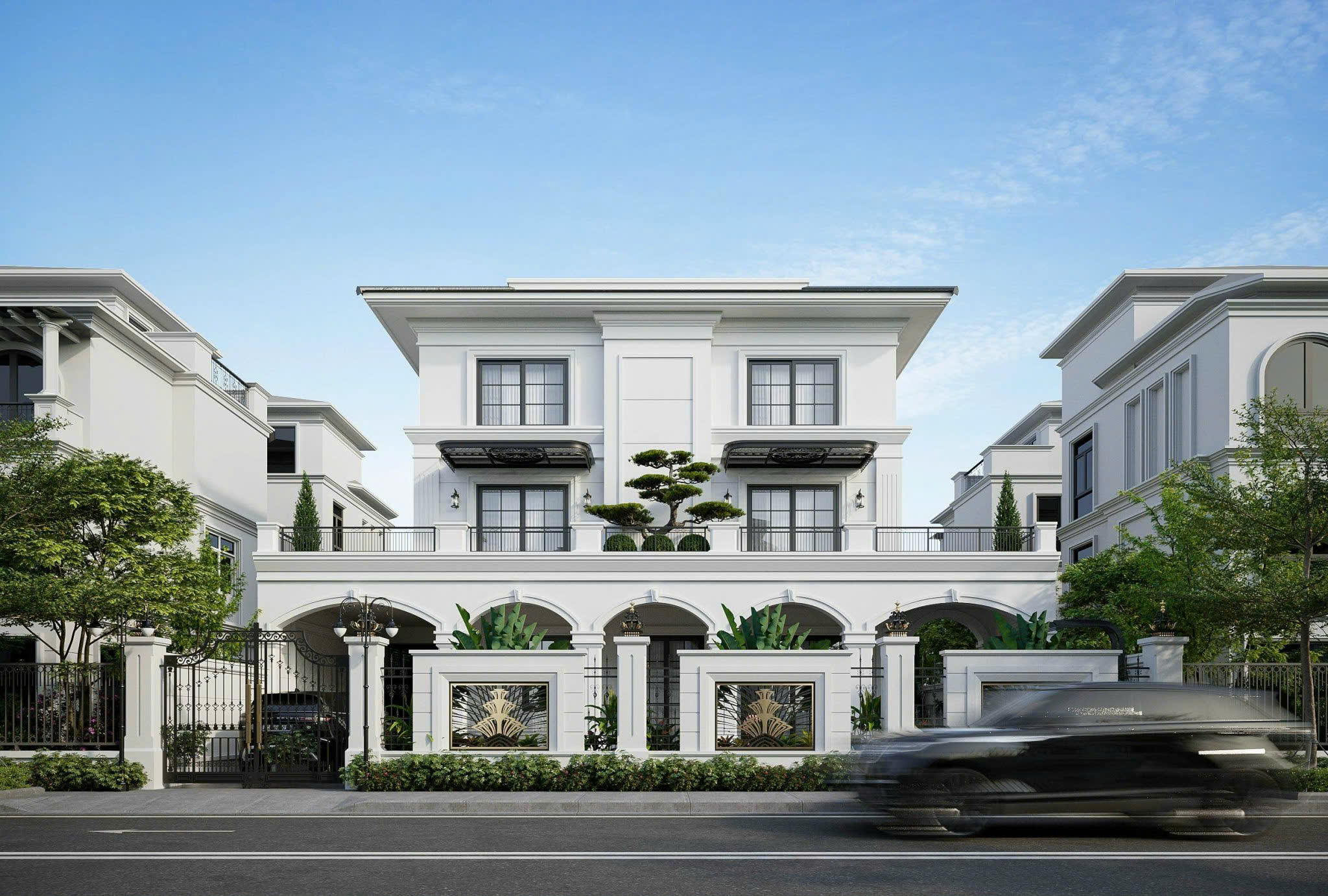 Dự án thiết kế kiến trúc biệt thự Loan Villa 2