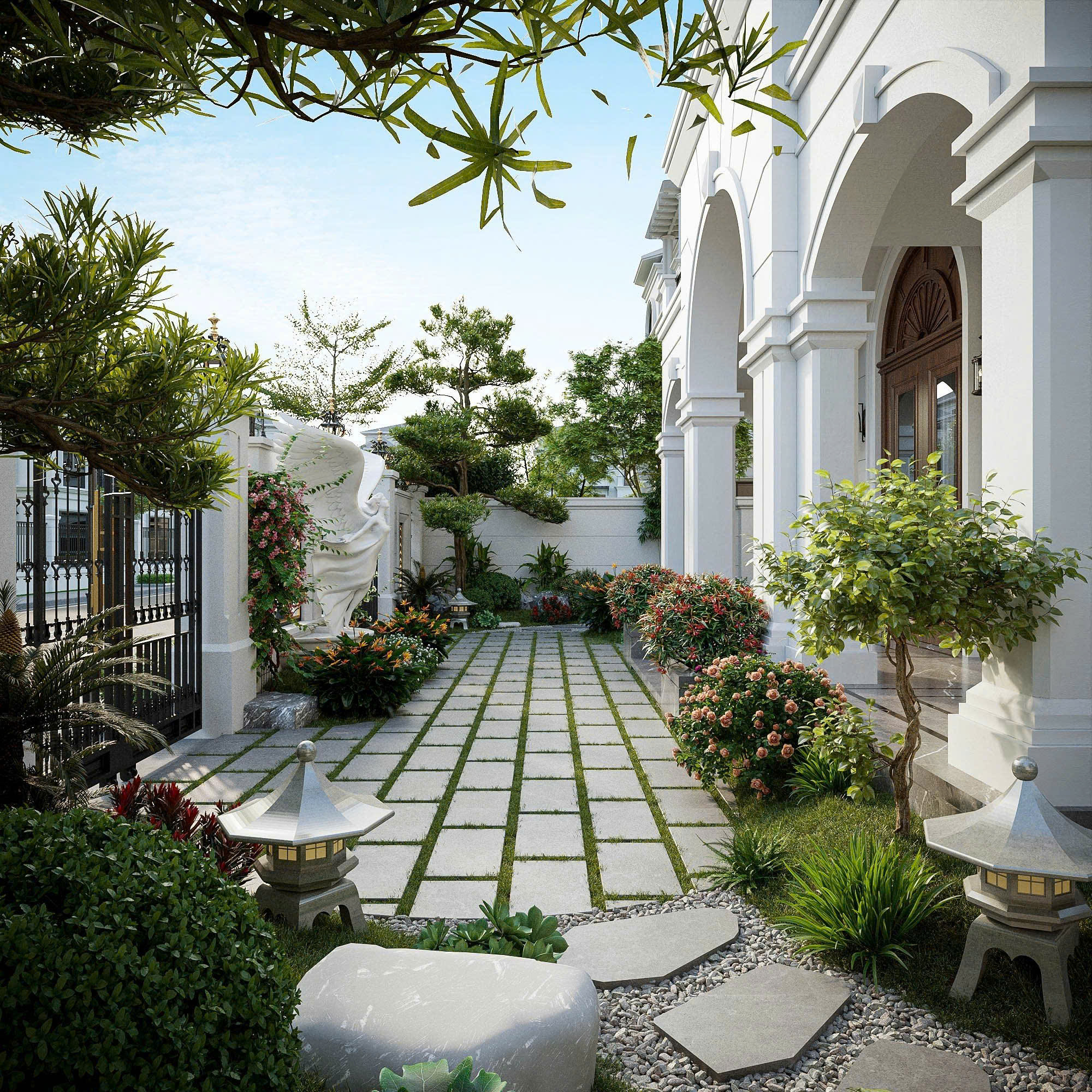 Dự án thiết kế kiến trúc biệt thự Loan Villa 5