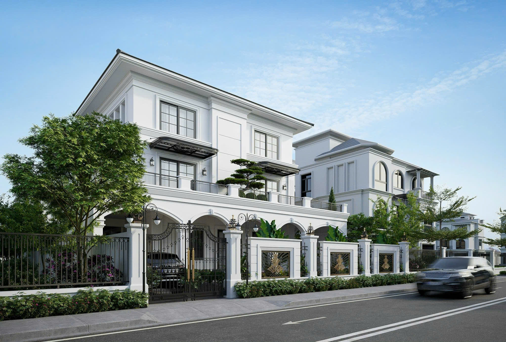 Dự án thiết kế kiến trúc biệt thự Loan Villa 6