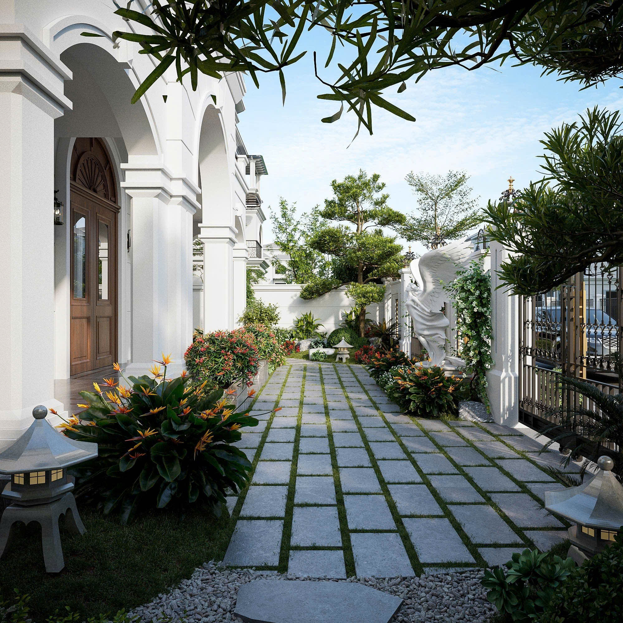 Dự án thiết kế kiến trúc biệt thự Loan Villa 8