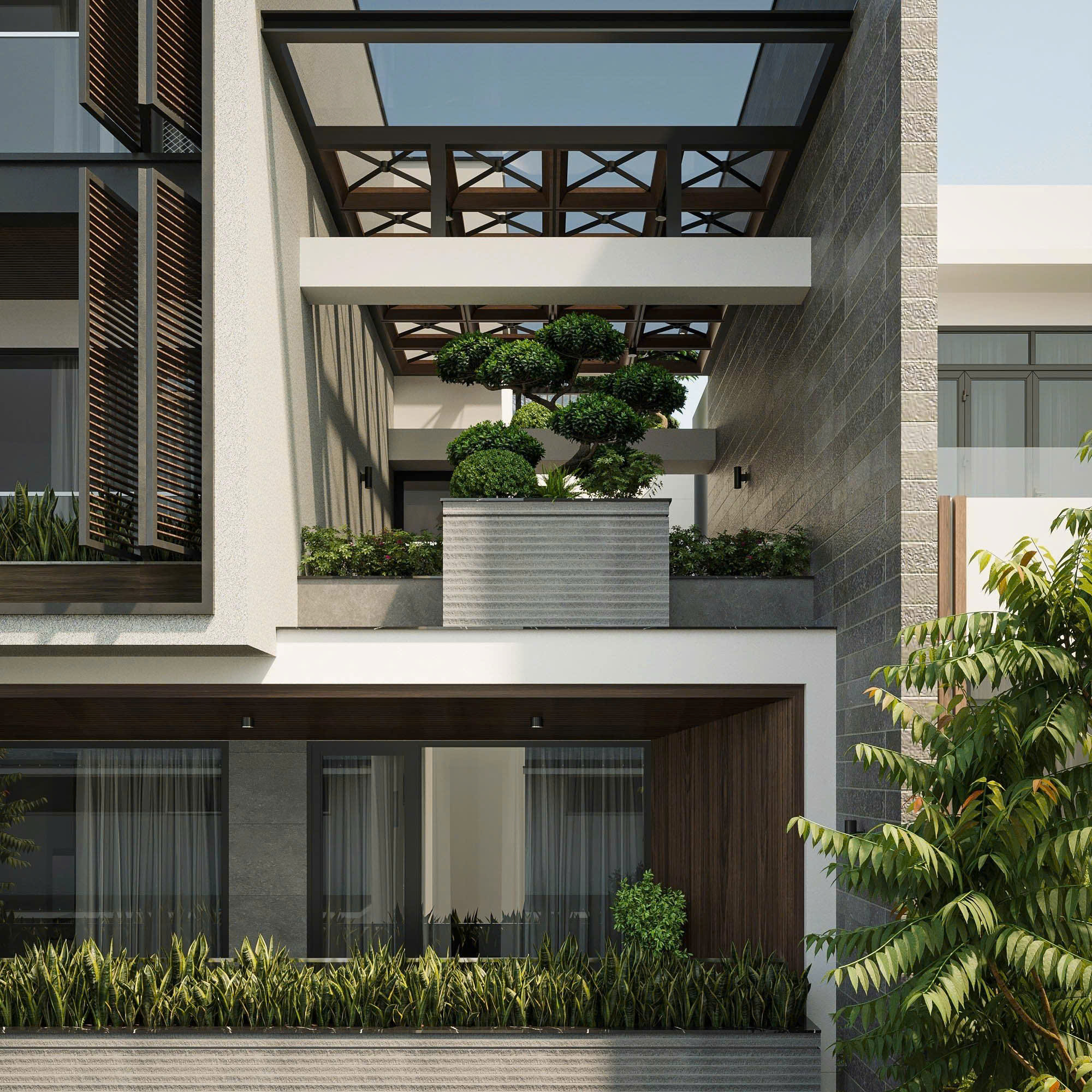 Dự án thiết kế kiến trúc biệt thự Mrs C Villa 3