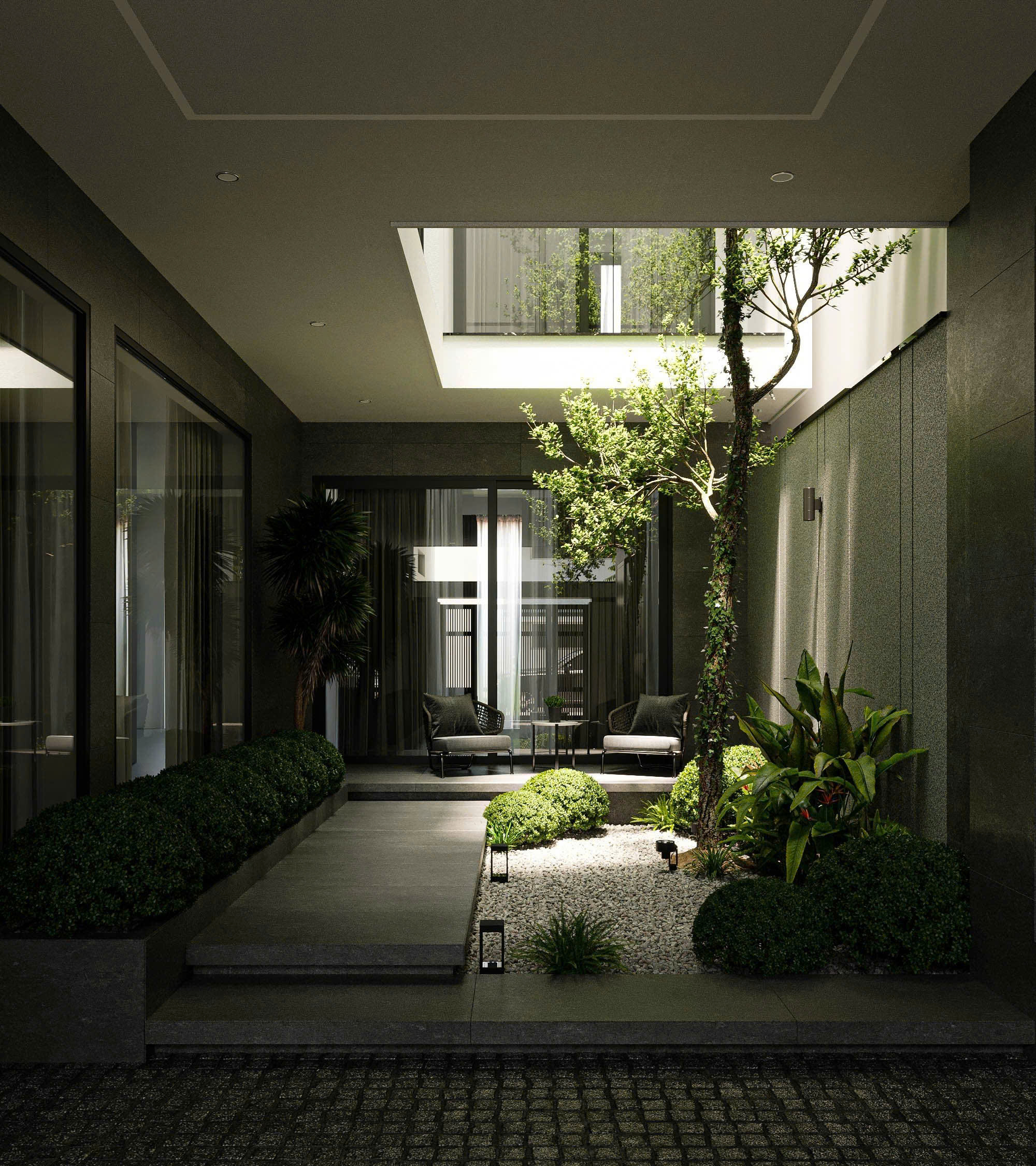 Dự án thiết kế kiến trúc biệt thự Mrs C Villa 9