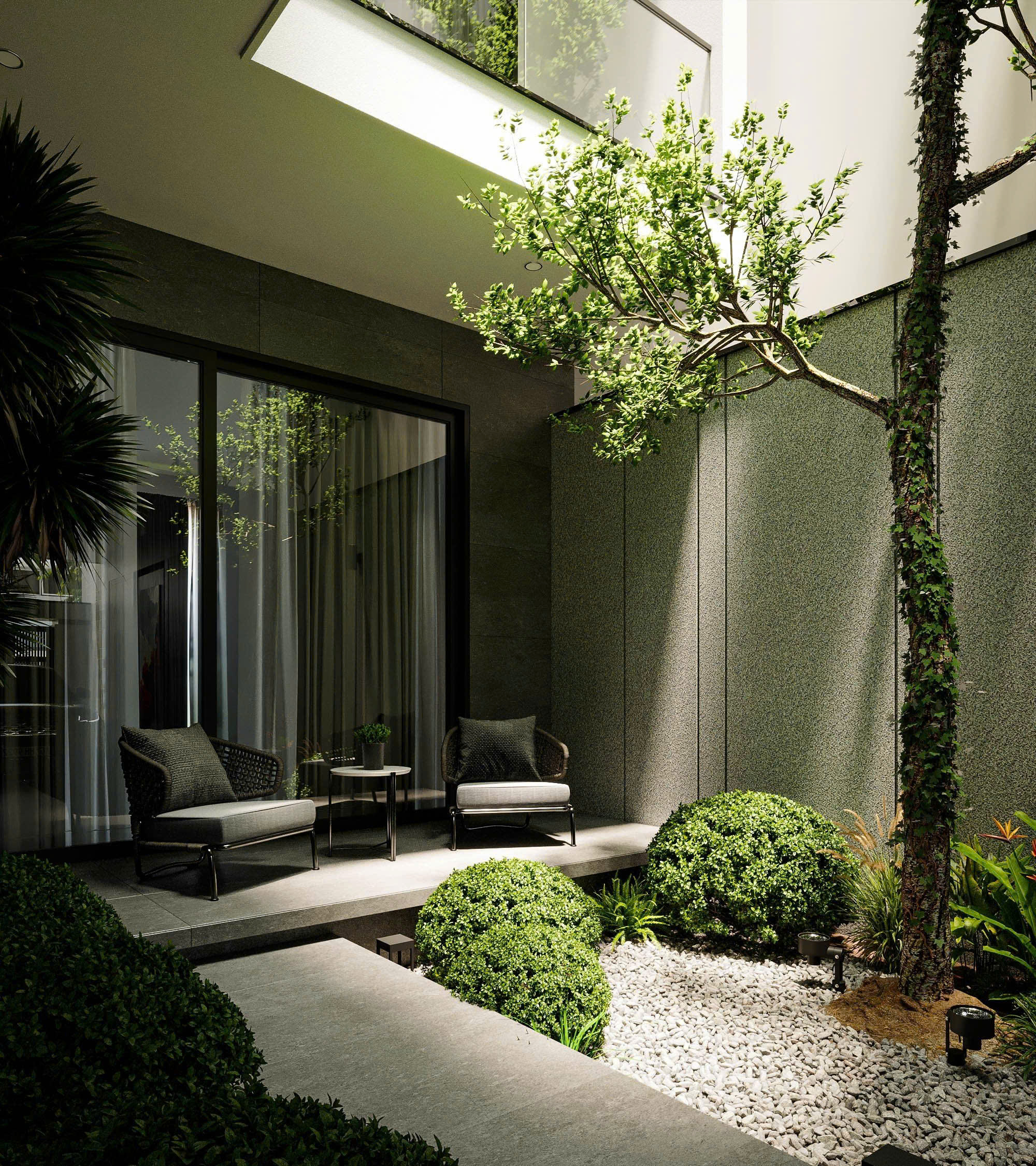 Dự án thiết kế kiến trúc biệt thự Mrs C Villa