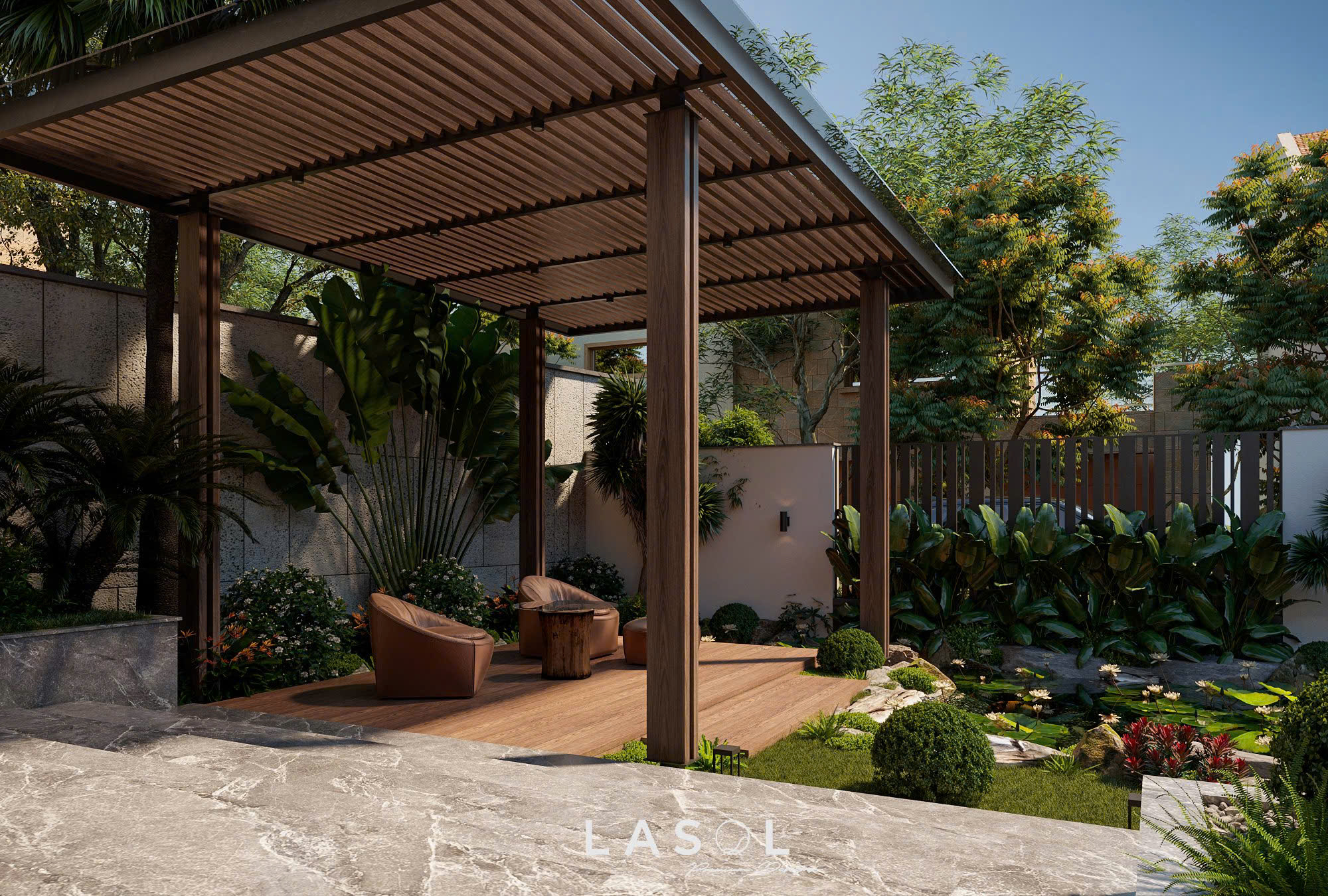 Dự án thiết kế kiến trúc biệt thự THANH LINH VILLA 5 - Lasol Design