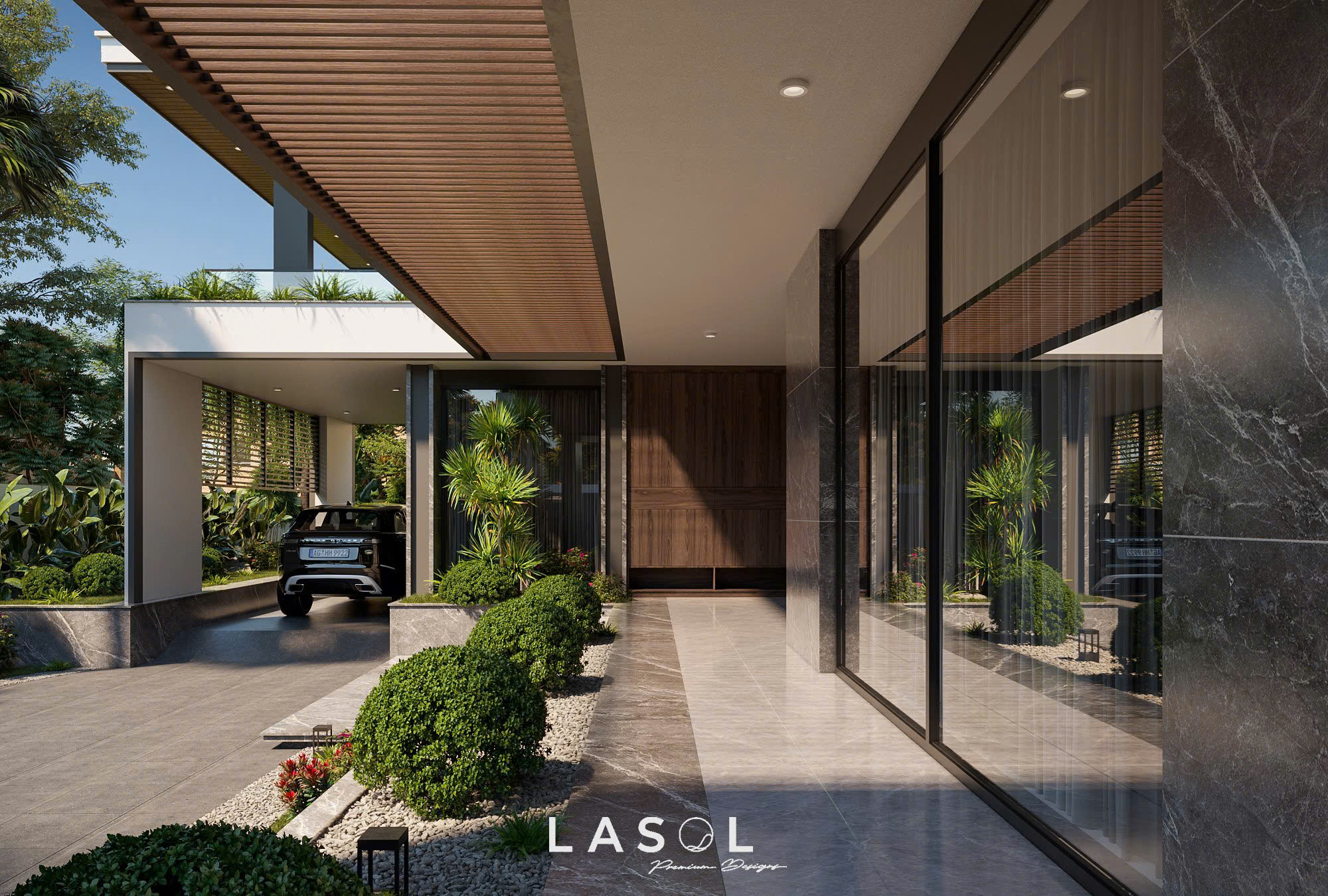 Dự án thiết kế kiến trúc biệt thự THANH LINH VILLA 6 - Lasol Design