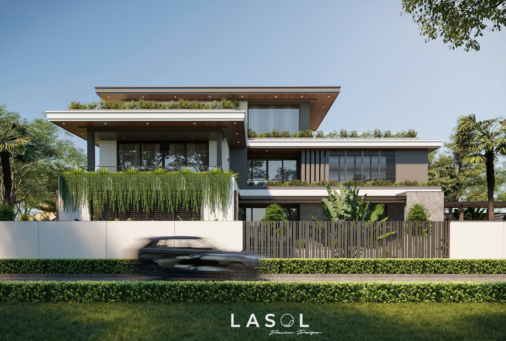 Dự án thiết kế kiến trúc biệt thự THANH LINH VILLA 9 - Lasol Design