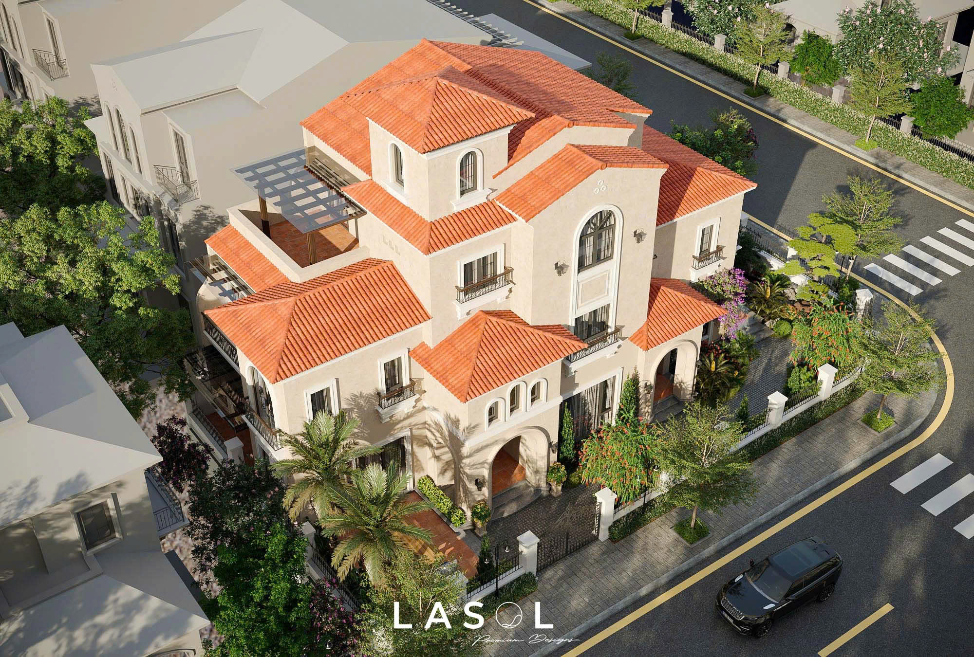 Dự án thiết kế kiến trúc kim anh villa lasol design 4