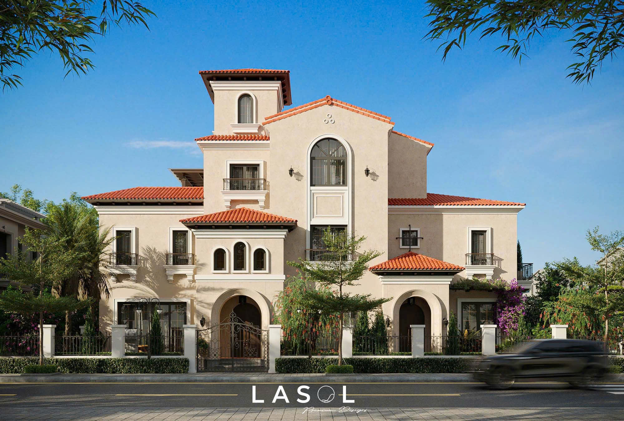 Dự án thiết kế kiến trúc kim anh villa lasol design 5