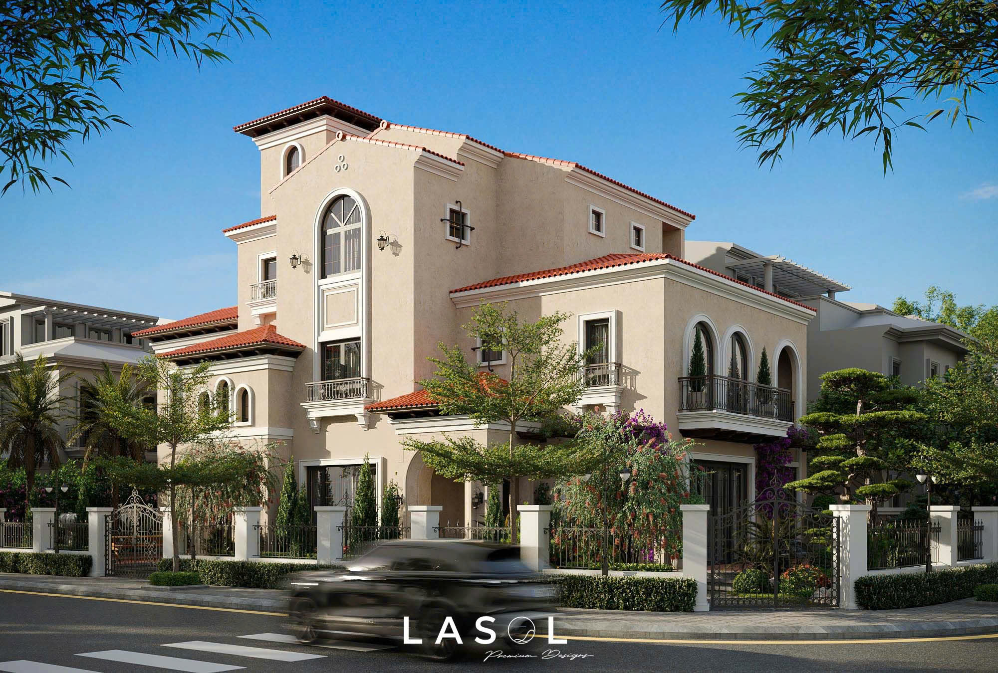 Dự án thiết kế kiến trúc kim anh villa lasol design 7