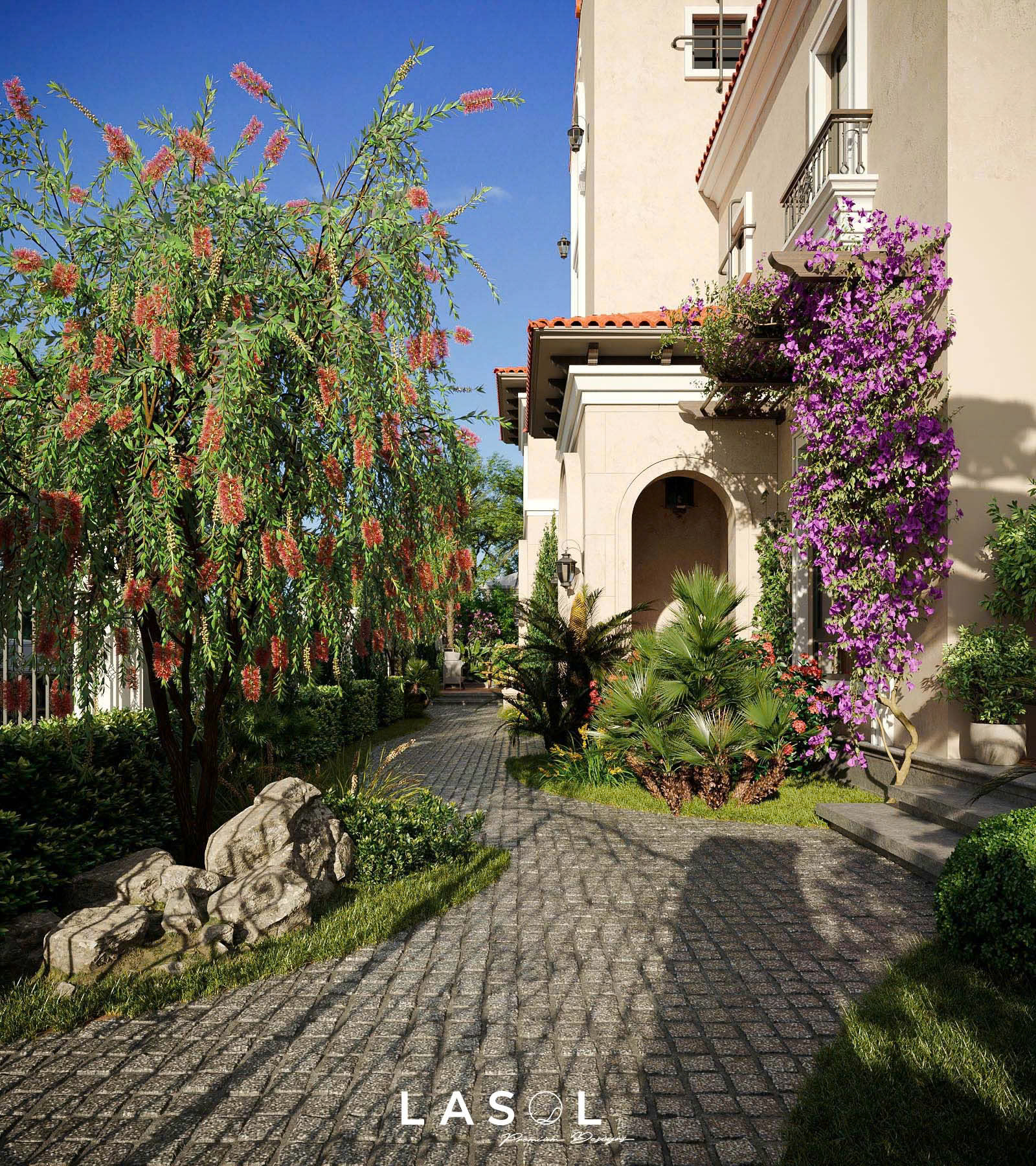 Dự án thiết kế kiến trúc kim anh villa lasol design