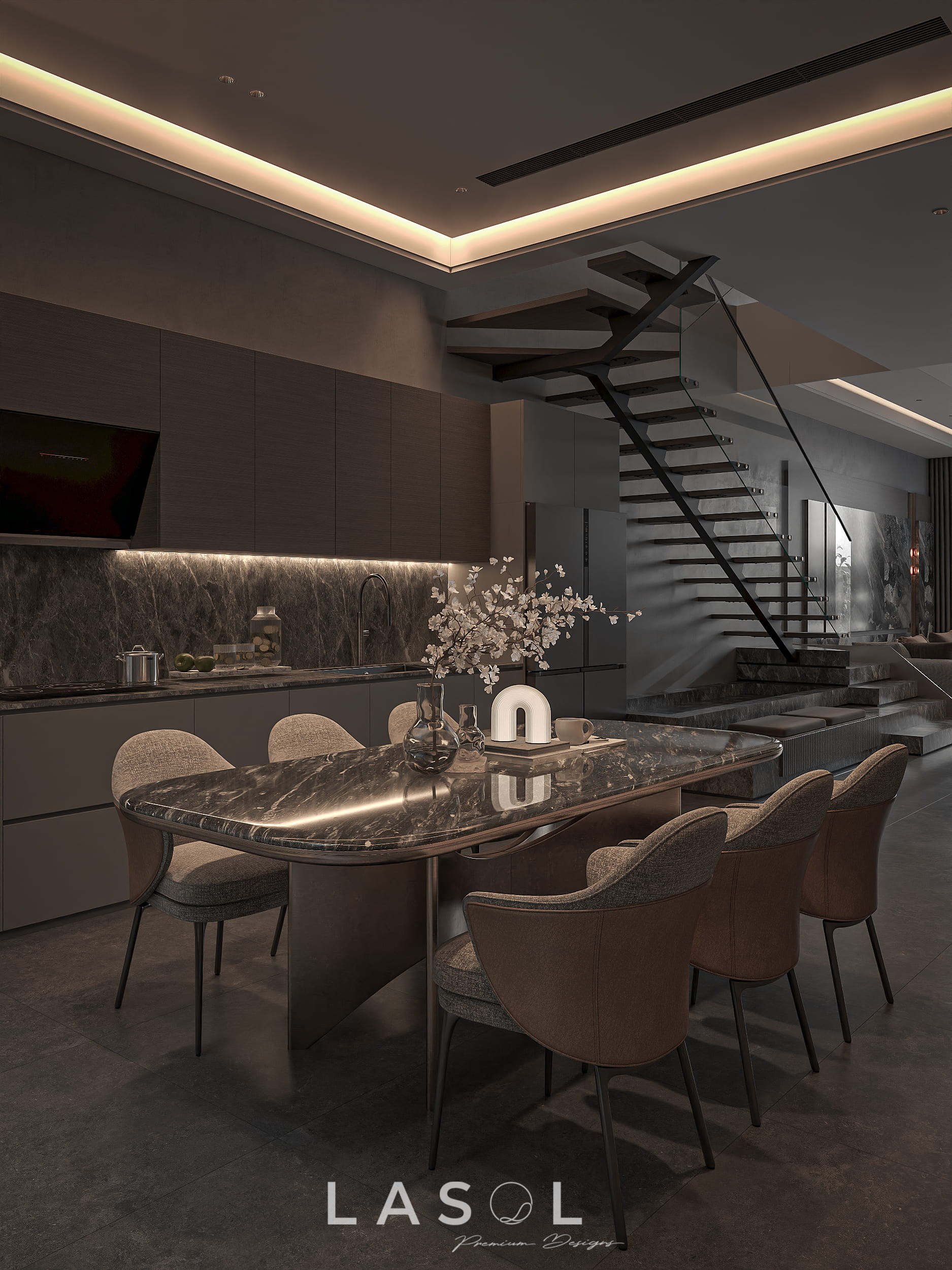 Thiết Kế Nội Thất Phòng Bếp Đô Đoan House