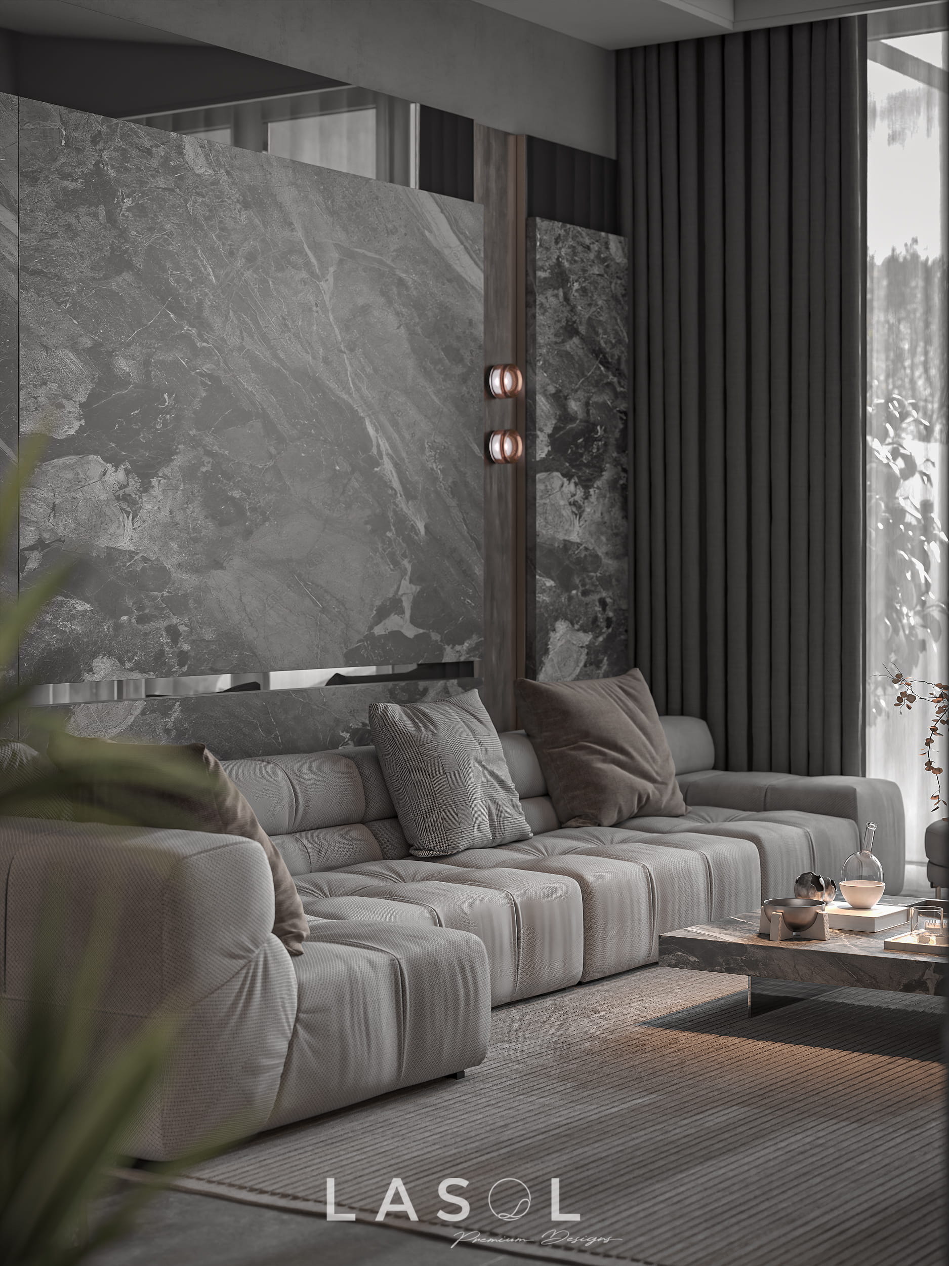 Thiết Kế Nội Thất Phòng Khách Đô Đoan House