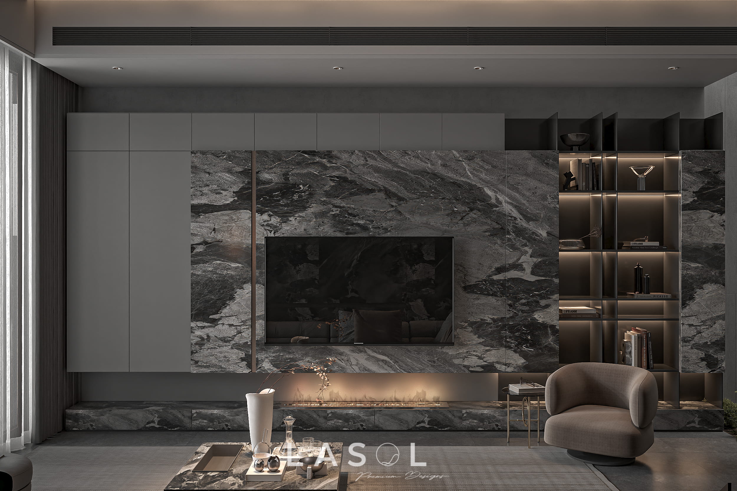 Thiết Kế Nội Thất Phòng Khách Đô Đoan House