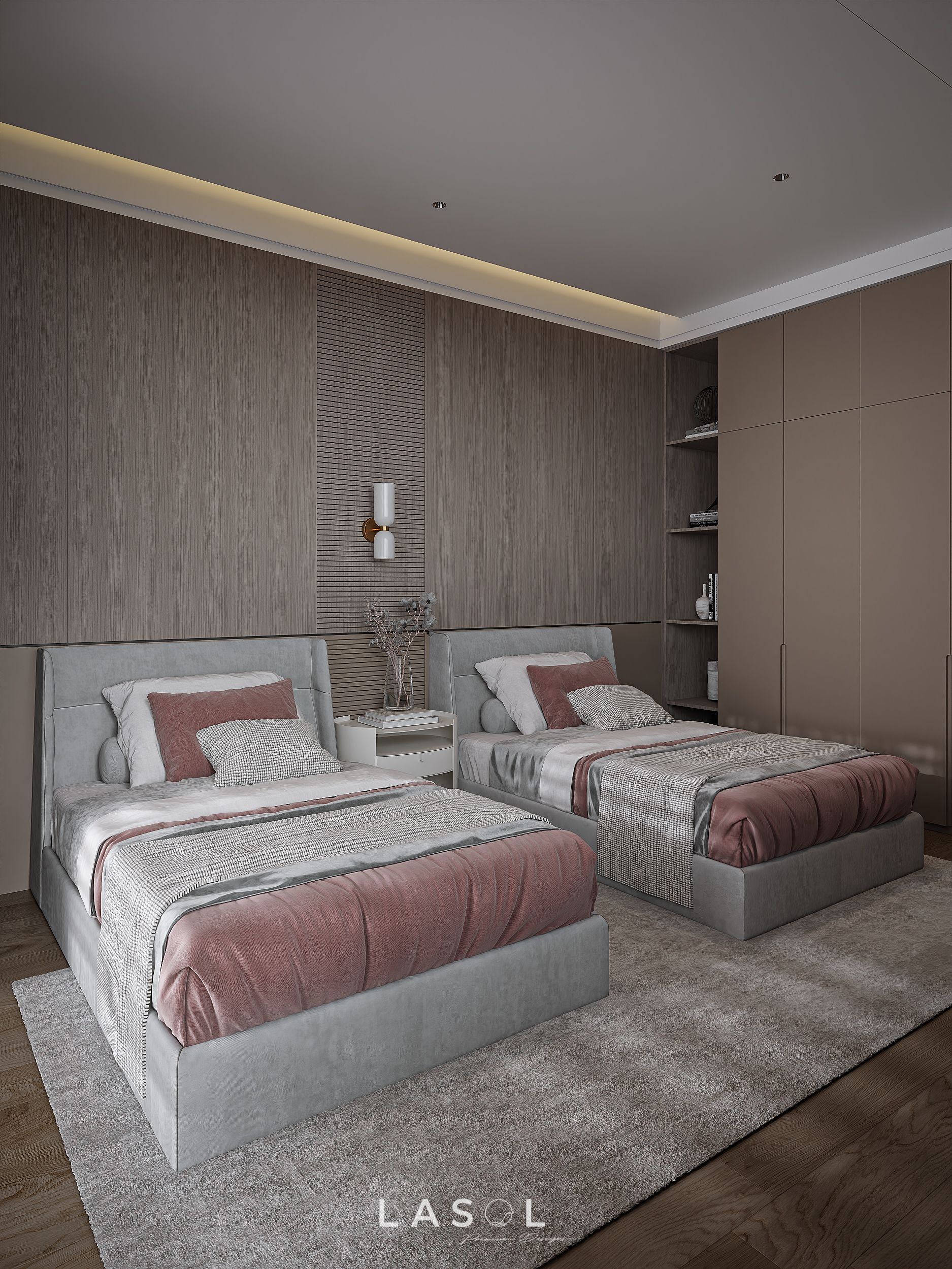 Thiết kế nội thất phòng ngủ THANH LINH VILLA