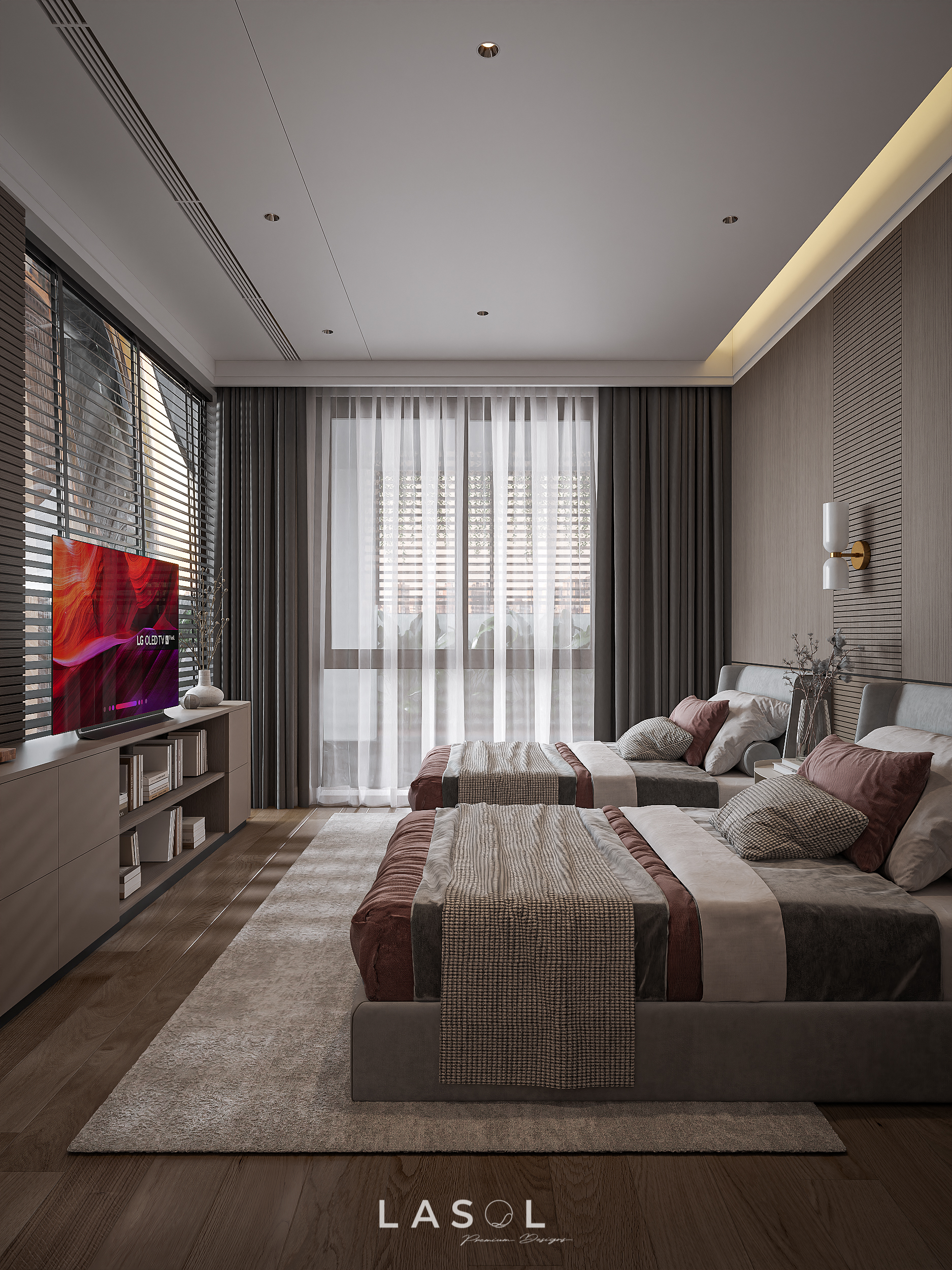 Thiết kế nội thất phòng ngủ THANH LINH VILLA
