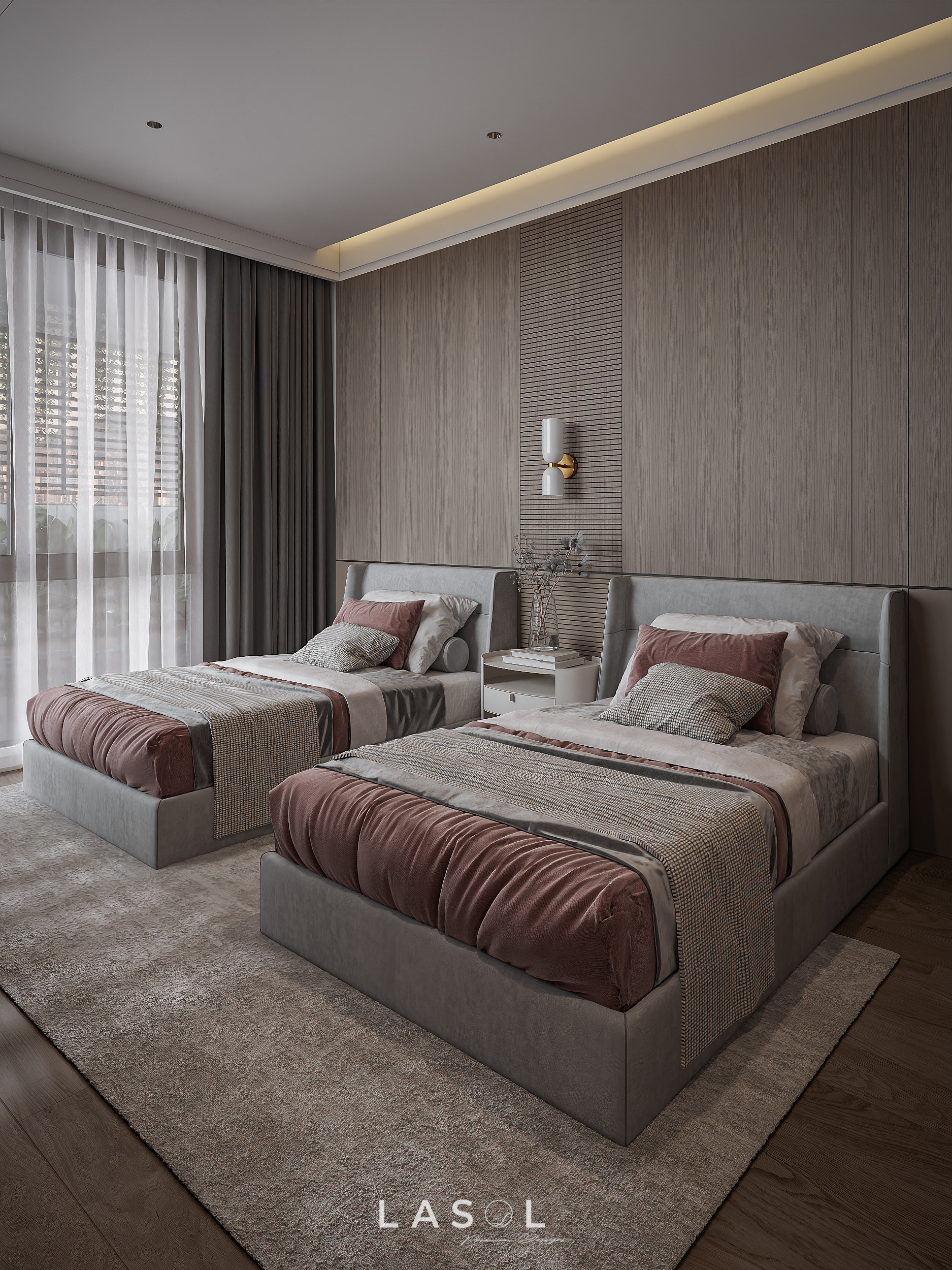 Thiết kế nội thất phòng ngủ THANH LINH VILLA