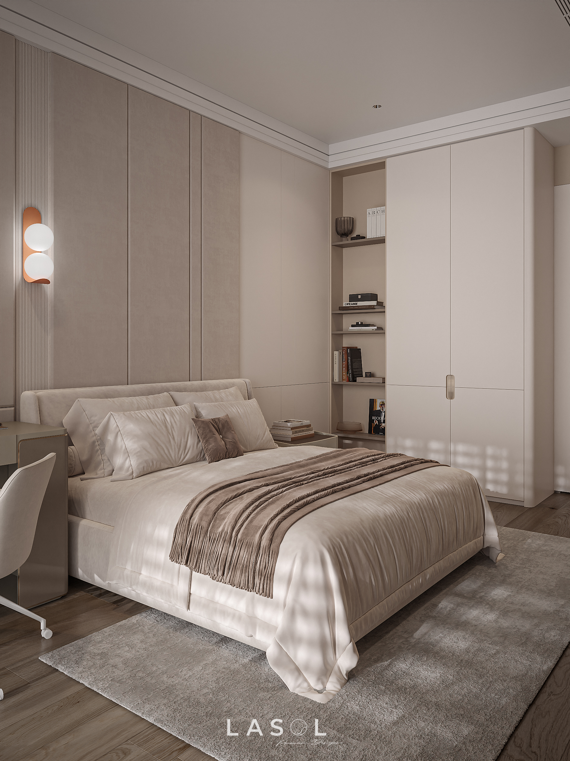 Thiết kế nội thất phòng ngủ THANH LINH VILLA